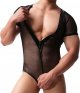 Mens Suspenders Wrestling Singlet Leotard Thong Jumpsuit Briefs Swimwear