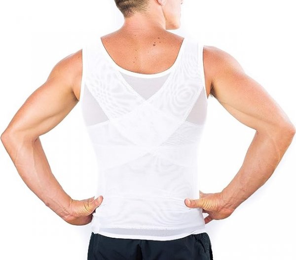 Men's Chest Compression Shirt to Hide Gynecomastia Shapewear
