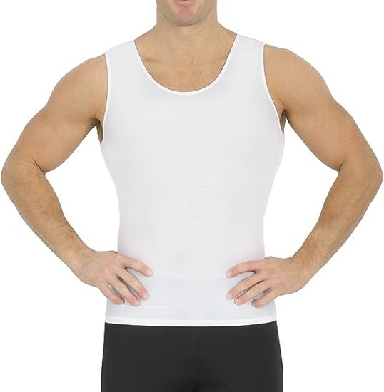 Men’s Compression Tank Top Slimming Body Shaper Muscle Tank Abdomen Control Undershirt